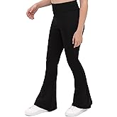 Lilax Girls Flare Leggings Dance Bottoms High Waisted Bootcut Yoga Pants