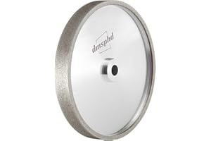 dmsphd CBN Grinding Wheel 8 inch 80 Grit, 1" Wide, 5/8" Arbor, Suitable for All Kinds of 8-inch Bench Grinders (80 Grit)