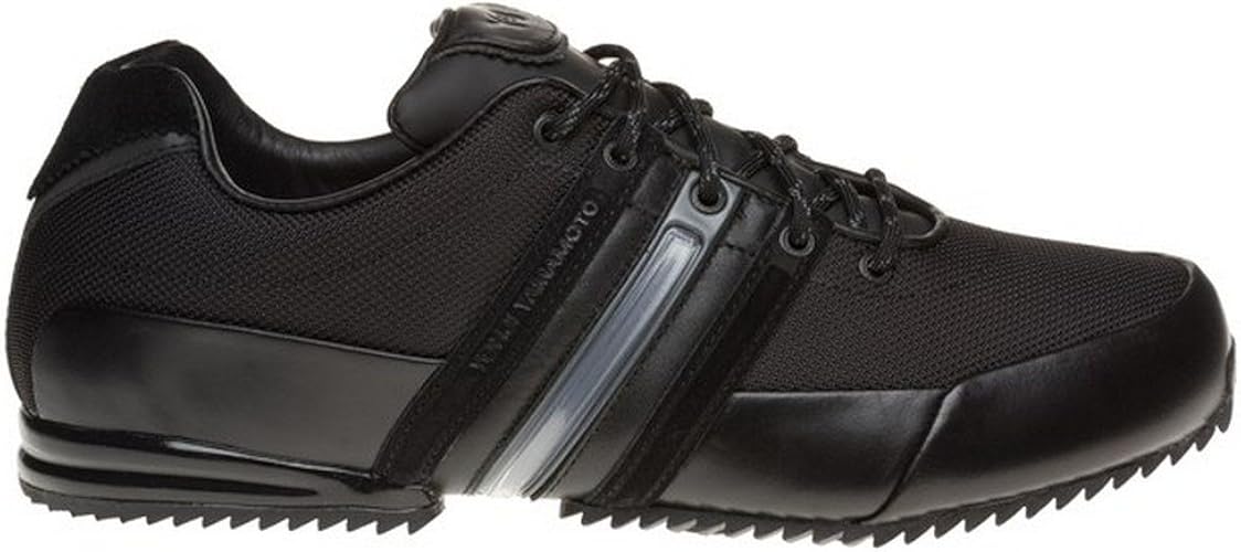 y3 sprint leath trainers black