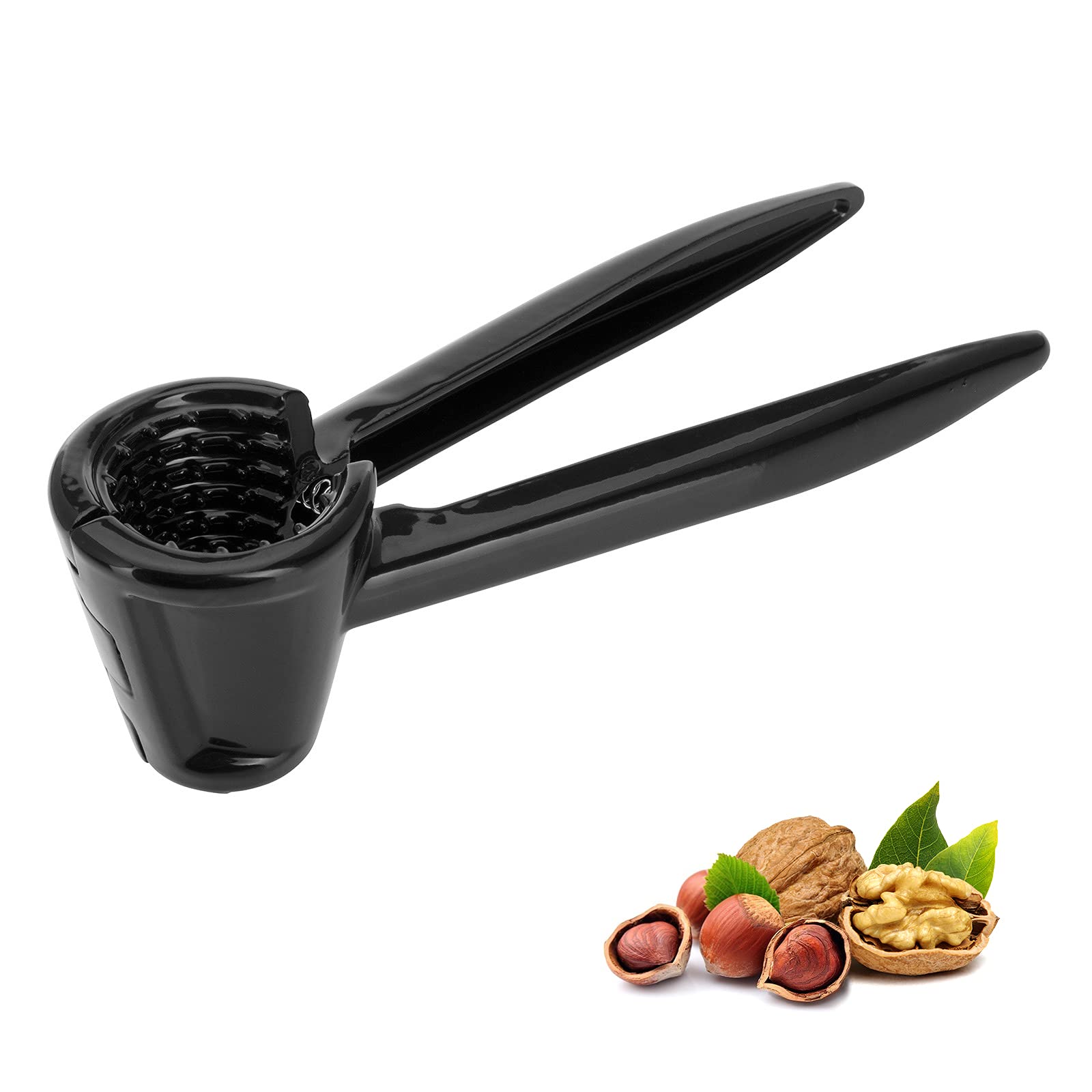 Westmark Nutcracker / Champagne Tongs, Length: 18 cm, Aluminium, Sieger Nussprofi, Black, 33252270
