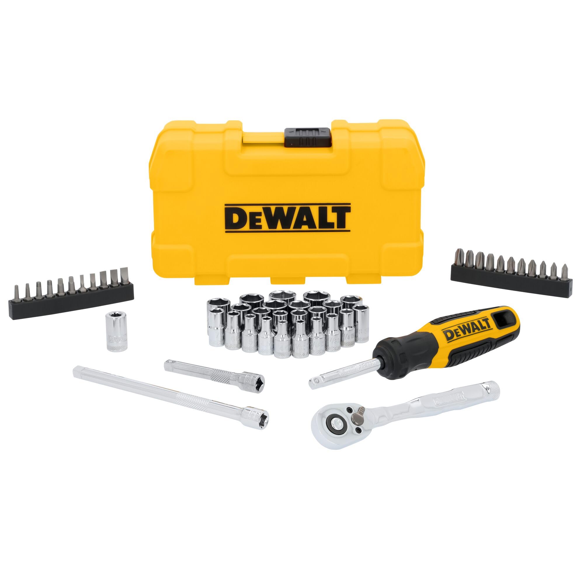 Photo 1 of DEWALT 1/4" Drive 50 Pc Mechanics Tool Set (DWMT45422)