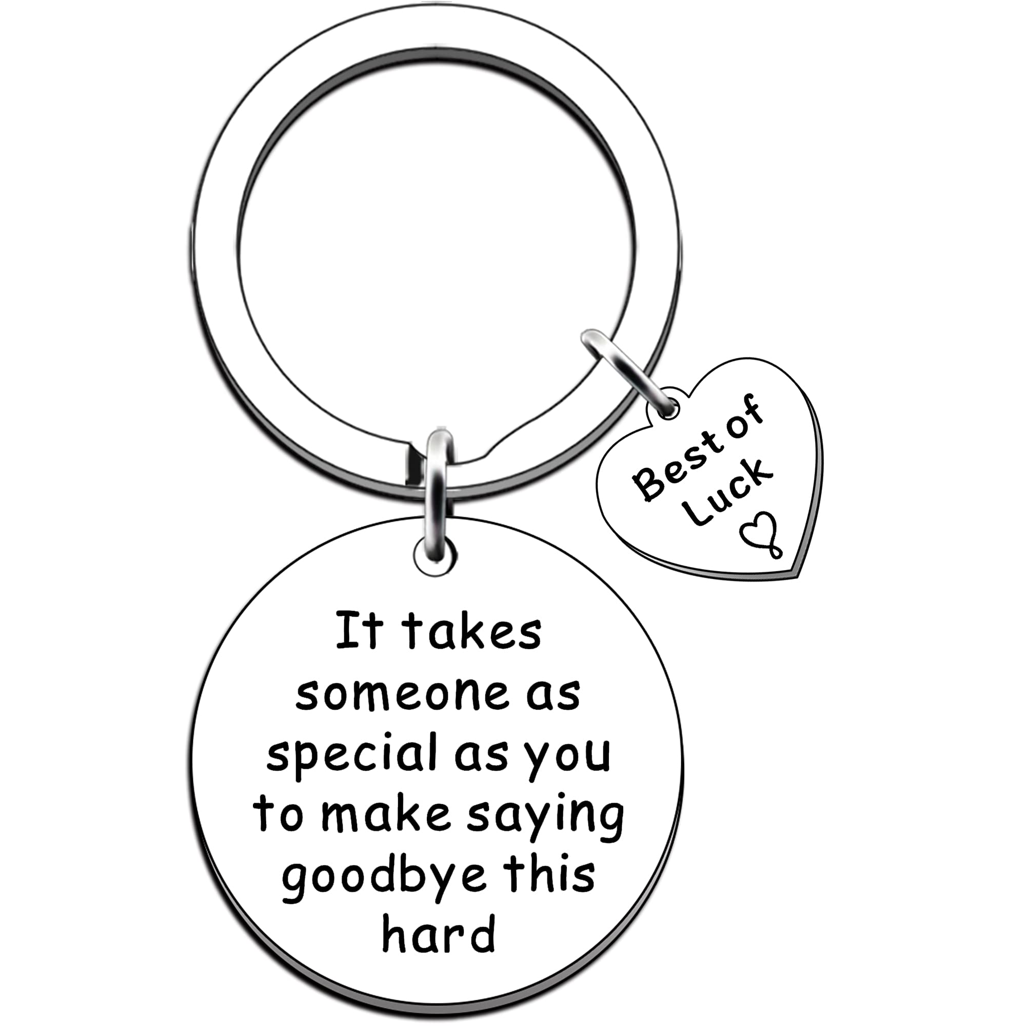 JMIMO Leaving Gifts for Colleague Friend Boss Goodbye Farewell Gifts Going Away Thank You Keyring Retirement Gifts for Women Men