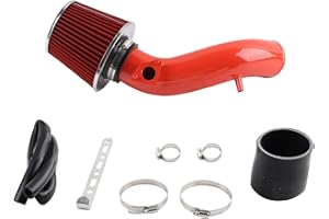 Cold Air Intake System Compatible with 2008-2012 Honda Accord 2.4L 8th gen,High Performance Red Filter Red Pipe
