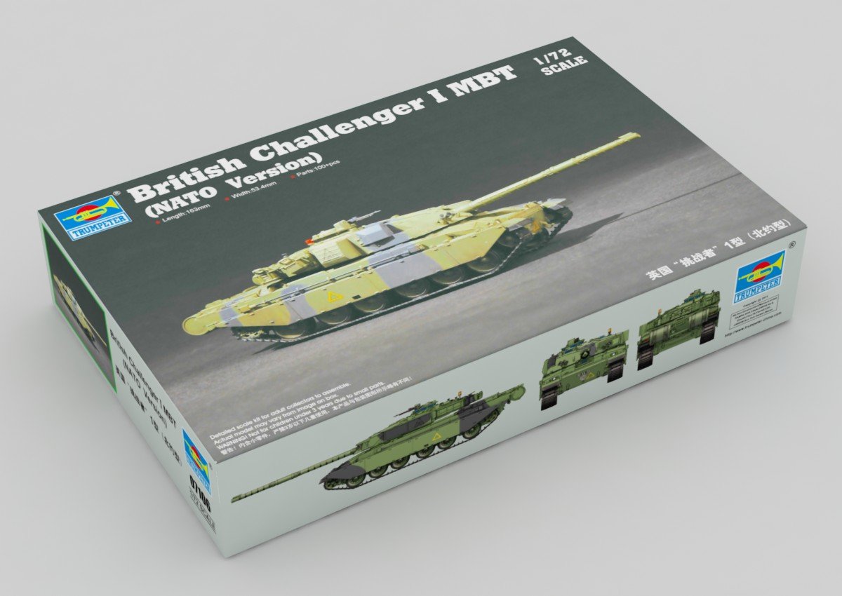 Trumpeter 1:72 - British Challenger 1 MBT