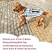 LATITOP Heavy Duty Retractable Dog Leash Adjustable With Break And Lock Button- 16 Ft Sturdy Nylon Ribbon, Tangle Free, Suitable For Small, Medium And Large Dogs Up To 110 Lbs