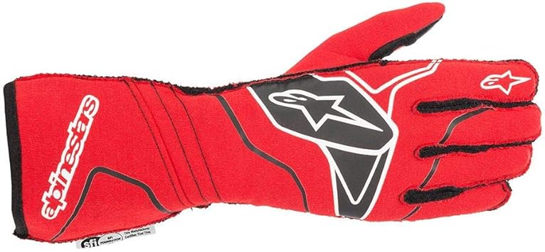 amazon com alpinestars tech 1 zx v2 glv sfi red black xl automotive amazon com