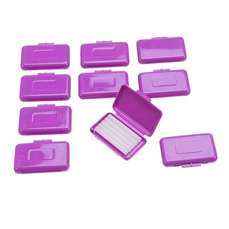 SUPVOX 10 Stücke Dental Wachs Zahnwachs Schutzwachs für Zahnspangen Orthodontic Kieferorthopädie Braces Träger?Lila?
