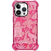CASETiFY Ultra Impact iPhone 14 Pro Case [5X Military Grade Drop Tested / 11.5ft Drop Protection] - Cheetah Paradise Pink - Bubblegum