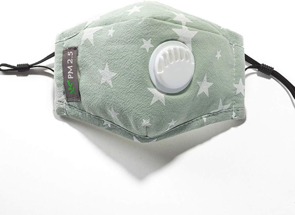 Maikouhai Reusable Kids' Dustproof Cover with 2PC Fliters Coronávirùs Virüs Protection (Green)
