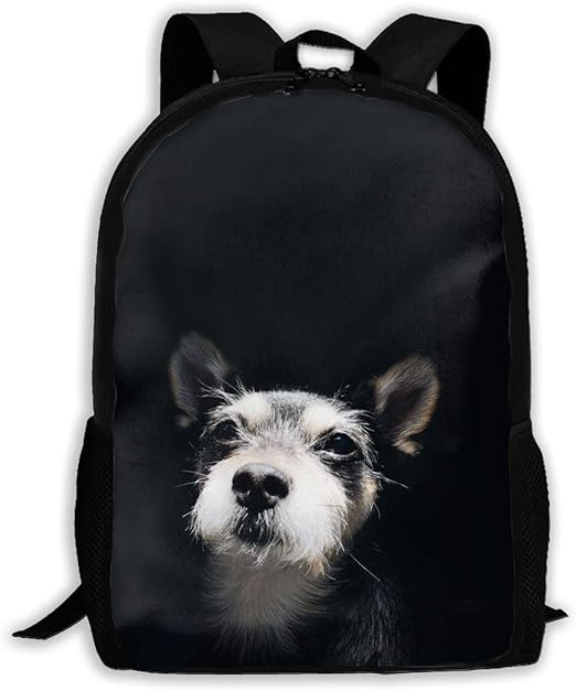 Animal Canine Cute Dog Print School Backpack For Boys Girls School Book