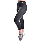 CompressionZ High Waisted Capri Compression Leggings for Women Tummy Control - Workout, Gym, Pilates, Travel, Yoga Pants