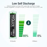 HiQuick 16 x AAA Ni-MH 1100mAh Rechargeable Batteries High Capacity view 2