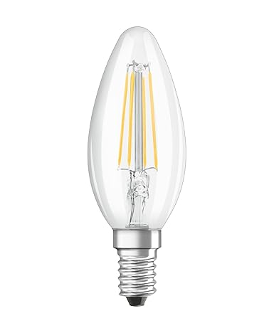 Osram LED Retrofit Classic B Lampe, Sockel: E14, Warm White, 2700 K, 6 W, Ersatz für 60-W-Glühbirne, 6er-Pack