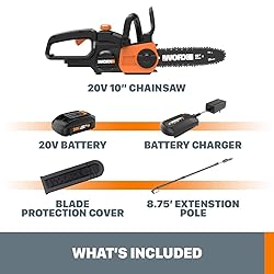Worx WG323 20V Power Share 10" Cordless Pole/Chain