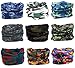 KINGREE 9PCS Headbands, Outdoor Multifunctional Headwear, Sports Magic Scarf, High Elastic Headband with UV Resistance, Athletic Headwrap, Mens Sweatband, Womens Hairband