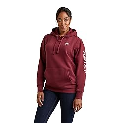 Ariat Female Ariat Logo Hoodie Zinfandel XX-Large