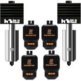 2PK 0.2mm High Precision Hotend for Bambu Lab P2S/X2D/H2D/H2C/H2S/A1 Nozzle Hardened Steel,High-Speed Printing Stable and Ultra-Smooth Surface for Bambu P2S Nozzle Bmabulab 3D Printer Accessories