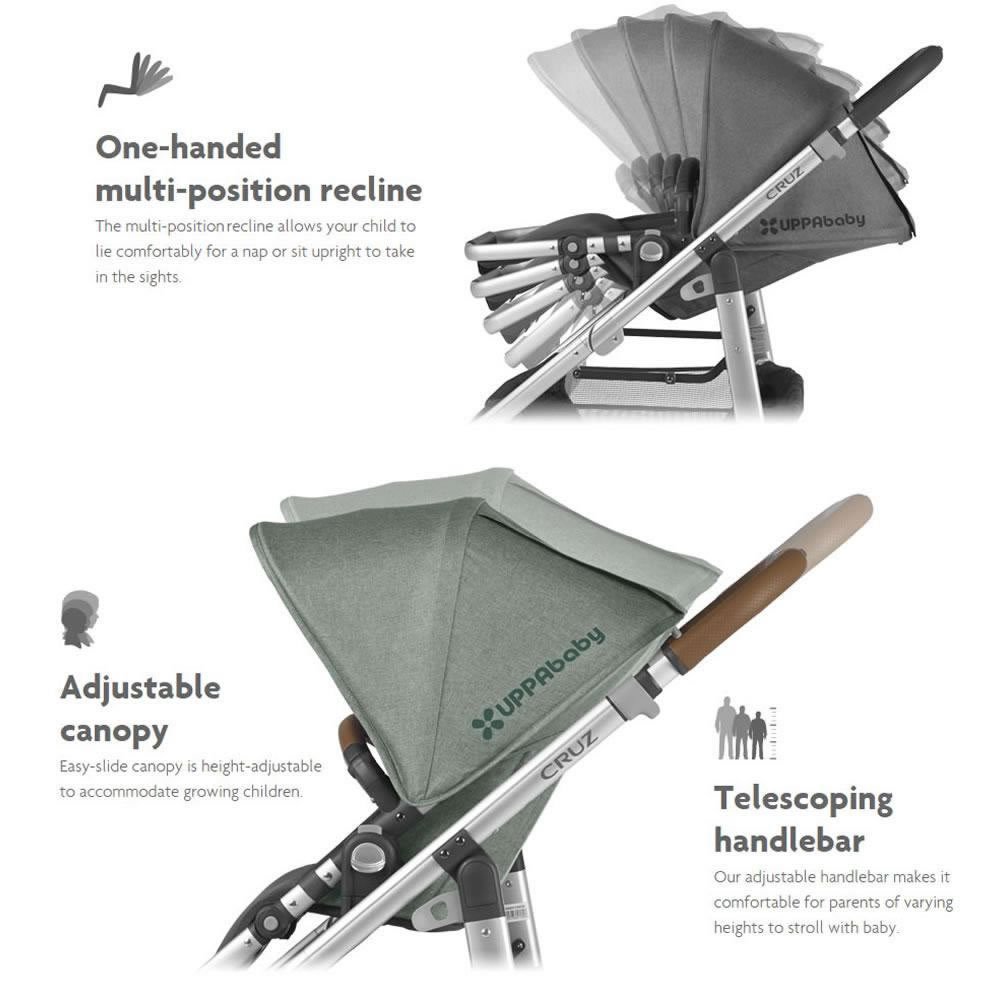 recline uppababy cruz