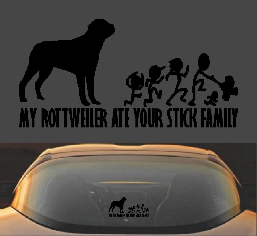 my rottweiler ate your stick family