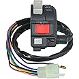 Partman Left Handlebar Control Engine Start Run Off Headlight Switch 4GB-83973-00-00 Start Light Switch Replaces for Yamaha Warrior Wolverine 350 Big Bear 350 Grizzly 600 Kodiak 400 4GB-83973-09-00