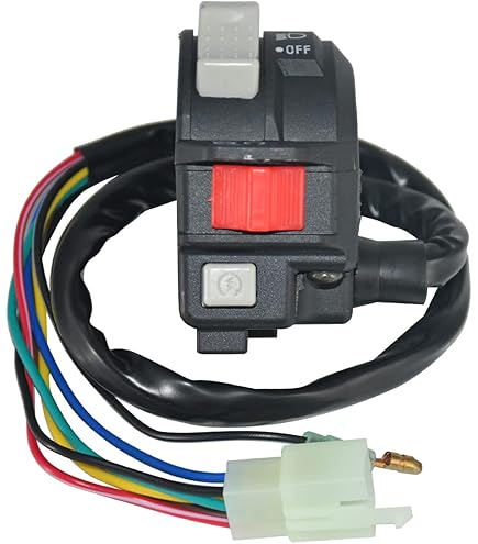 Amazon.com: M MATI Handlebar Switch Control Start Stop Kill