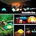 Camping Lantern, Hausbell LED Camping Lantern with 9AA Batteries and Magnetic Base, Collapsible Flashlights (3 Pack)