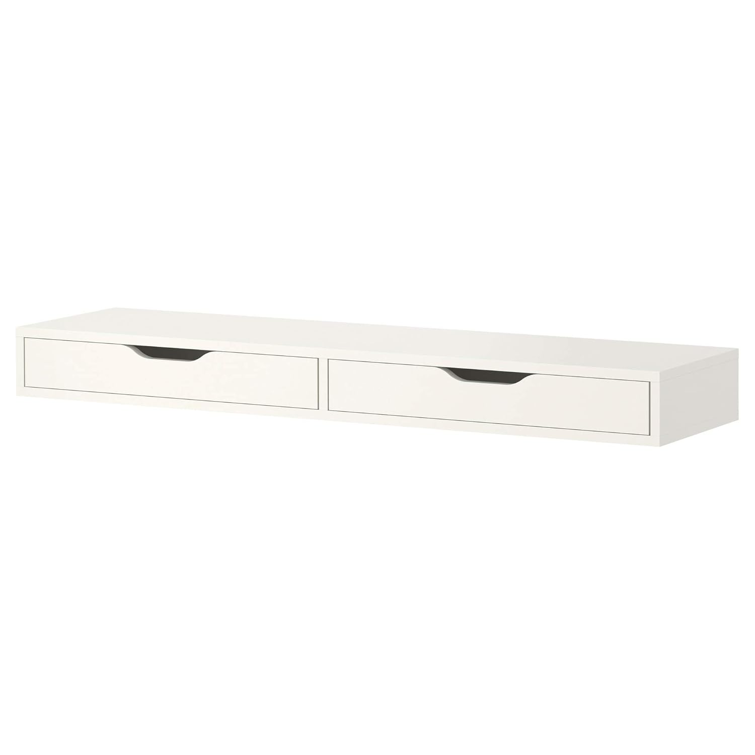 Buy Ikea Ekby Alex Shelf With Drawers White 119x29 Cm 46 7 8x11