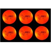 Night Eagle CV LED Golf Balls - Light Activated - No Timer - 6 Pack (Red)