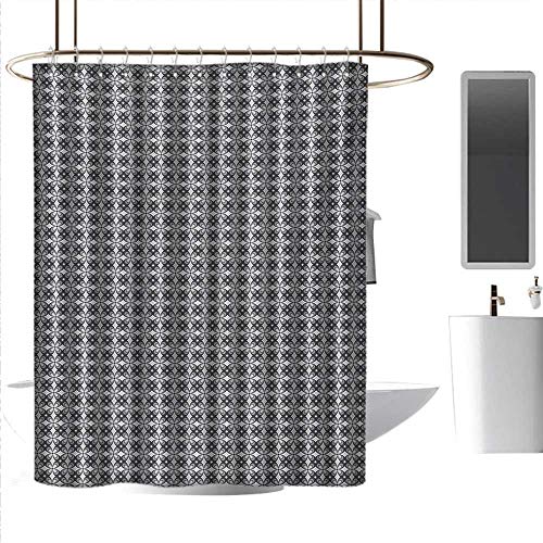 Amazon Com Coolteey Shower Curtains Xl Grey Simple Repetitive