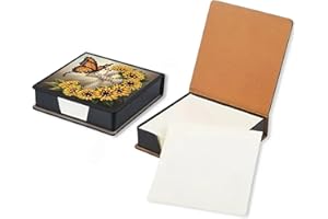 NDNXYXGS Faith Diamond Painting Kit Note Box,Memo Paper Storage Box Diamond Art,Sticky Note Holder Diamond Art,Diamond Painting Memo Pad For Office Desk. (faith)