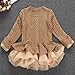 Girls Dress,Haoricu 2017 Girls Winter Crochet Knitted Sweater Dress Kids Pullovers Tops Tutu