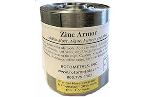 ROTO METALS ZINC Armor by ROTOMETALS - Made in The USA (3" Inch Width)