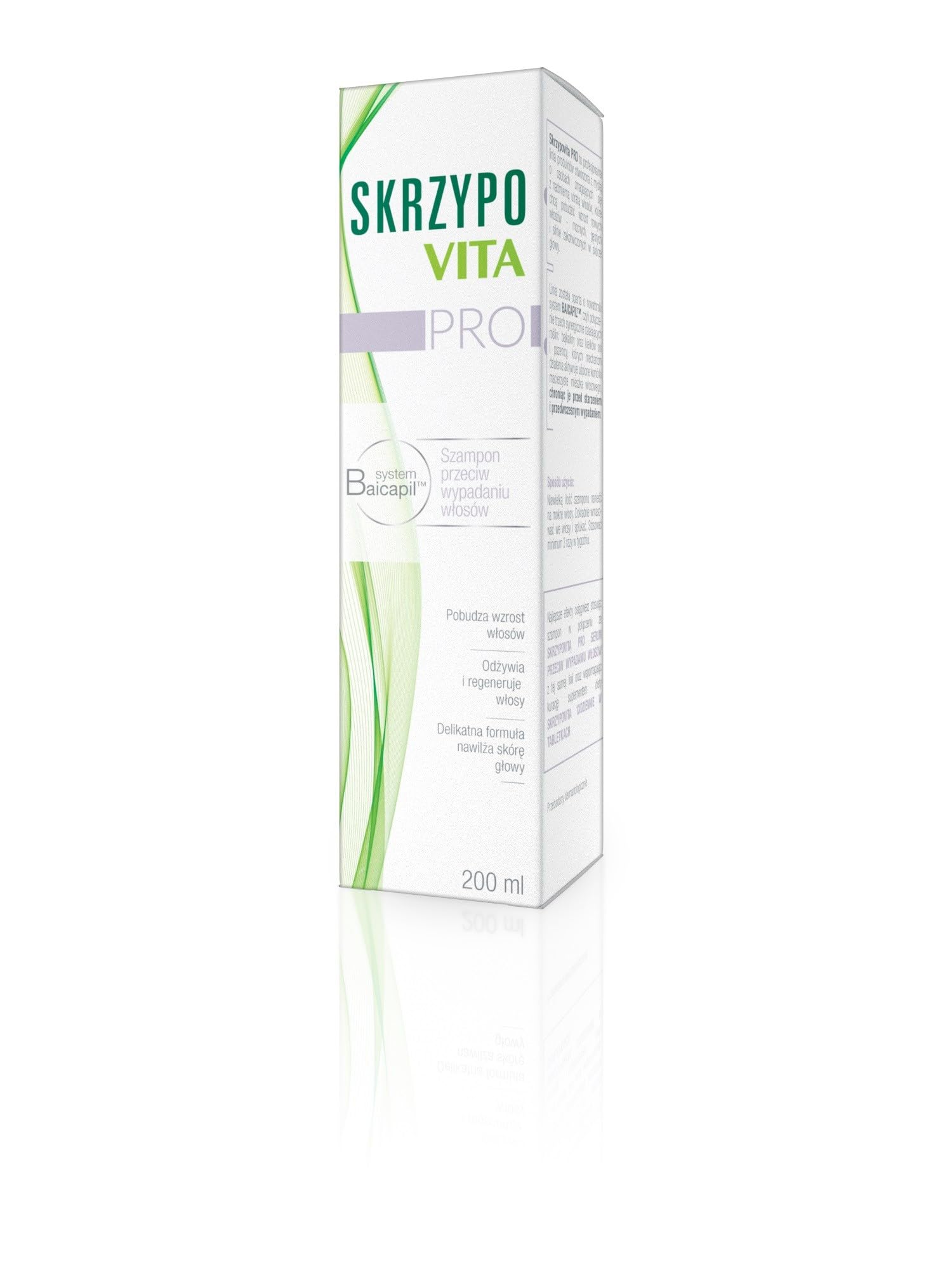 SKRZYPOVITA PRO strong hair loss shampoo, with Baicapil TM, 200 ml