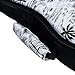 CLOUDMUSIC Soprano Ukulele Case Hawaiian Palm Tree and Coconut Ukulele Backpack 10mm Padded