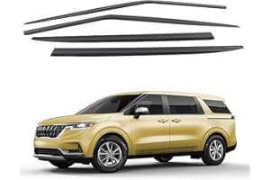 ZZDSNJ Tape-On Windows Visor 4-Piece for 2022 KIA Carnival Rain Guards Shield Shade Smoke…