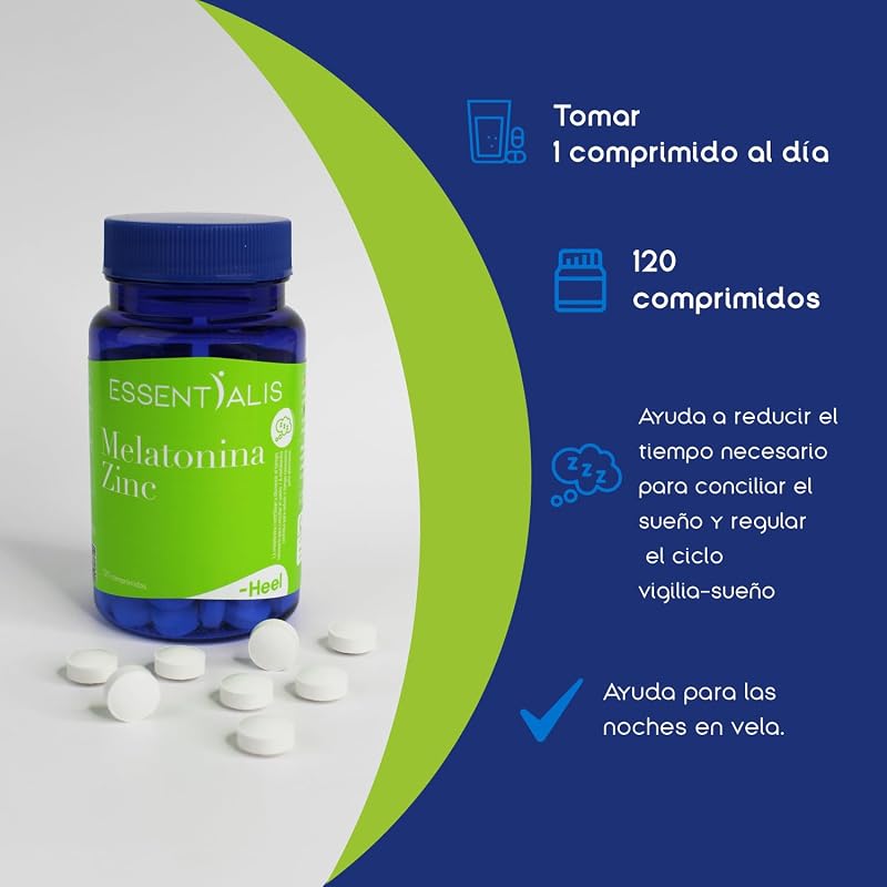 Melatonina + Zinco 1 mg, 120 comprimidos vegan — foto 5 de 7