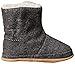 Robeez Morgan Bootie Crib Shoe (Infant), Grey, 6-12 Months M US Infant