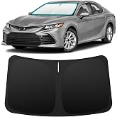 INSAUTO Custom Fit Windshield Sun Shade for Toyota Camry 2018-2024 | Foldable Front Window Sunshade Car Accessories, UV &amp; Heat Reflector, Keeps Interior Cool, Includes Storage Bag