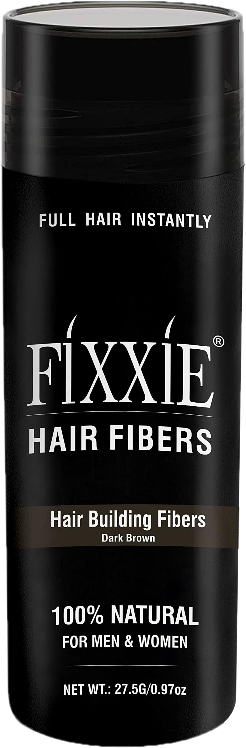FIXXIE Hair Fibres Dark Brown 27.5g Concealer for Thinning Hair
