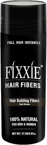 FIXXIE Hair Fibres Dark Brown 27.5g Concealer for Thinning Hair