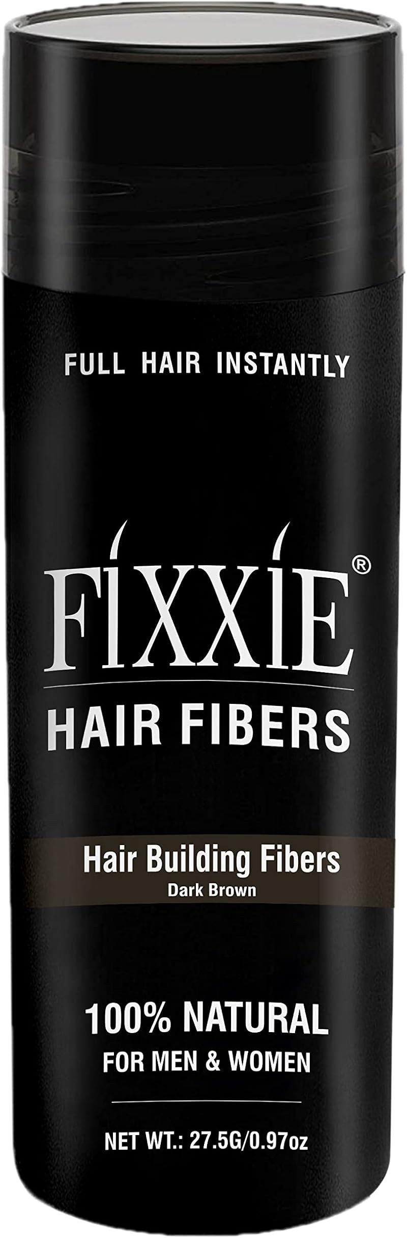FIXXIE Hair Fibres Dark Brown 27.5g Concealer for Thinning Hair