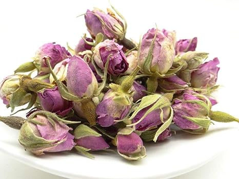 pikantum Rosenknospen | 50g | Rosenblüten | intensiver Rosenduft | wunderschöne rosa bis voilette Farbe | ohne Zusatzstoffe