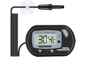 Zacro LCD Digital Aquarium Thermometer Fish Tank Water Terrarium Temperature