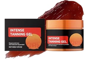 Intensive Tanning Luxe Gel, Browning Tan Accelerator, Non-Greasy, Water-Resistant, Achieve Natural Tan Skin for Indoor Beds a