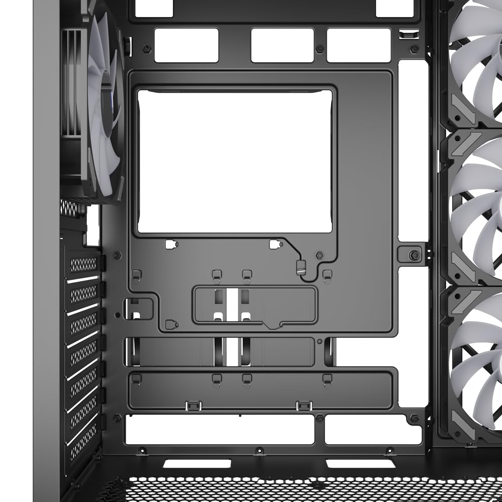 Sharkoon AK7 schwarz, ATX PC Gehäuse, ARGB 6