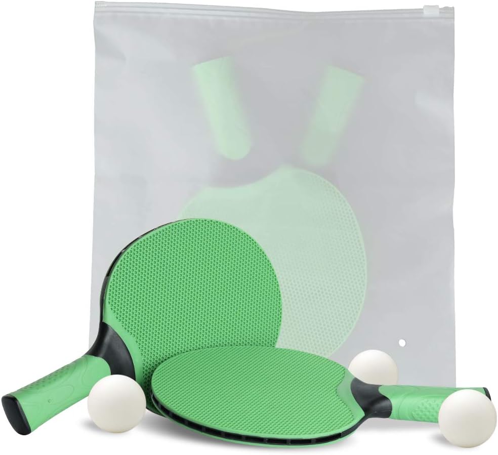 Ping Pong Paddle Set, Table Tennis Rackets, (Bundle Include 2 Racket / Paddle, 3 Balls, Carrying Bag) Complete Table Tennis Set with Fast Speed, Control and Spin, Ping Pong Paddles and Balls : Sports & Outdoors
