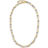 Lushboom Necklaces for Women 14K Gold Plated Trendy Chunky Chain Choker Jewelry