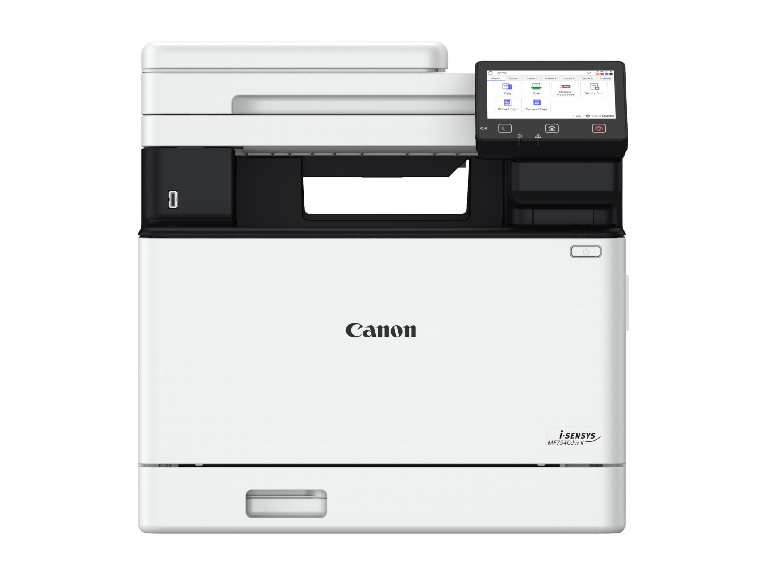 Canon i-SENSYS MF754Cdw II – Drahtloser WLAN-Farblaserdrucker – Drucken, Kopieren, Scannen, Faxen in A4 – 33 Seiten/Min., automatischer Duplexdruck & Scan – Kompatibel mit Mac, Windows & Linux