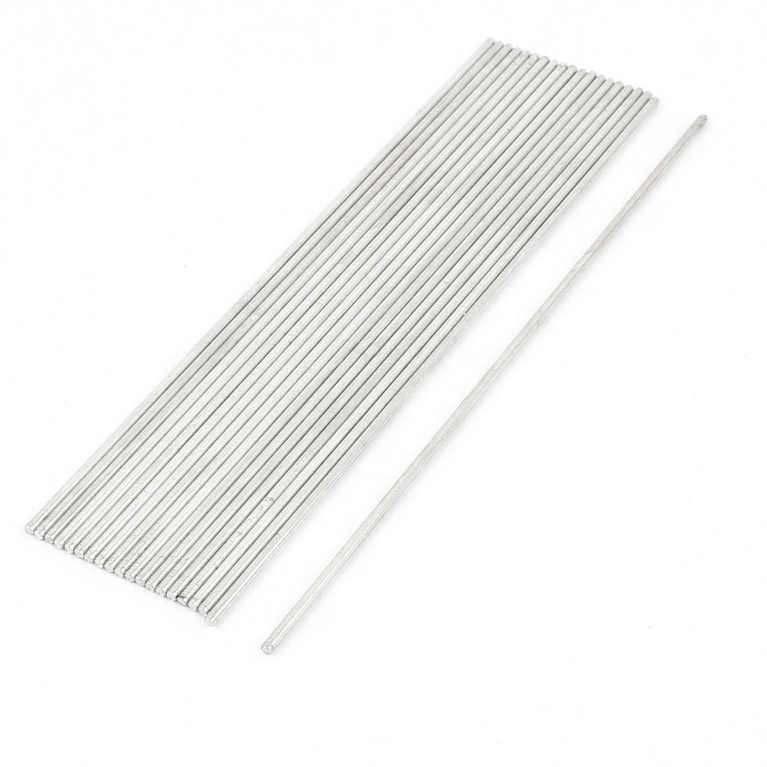 Sourcingmap Solid Round Axle Rod Bar 2mm x 150mm 20Pcs for DIY RC Model Airplane