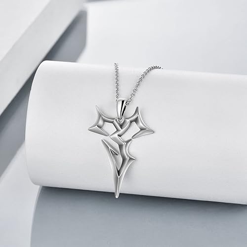 NIFUNAO Final Fantasy X Necklace 925 Sterling Silver Tidus